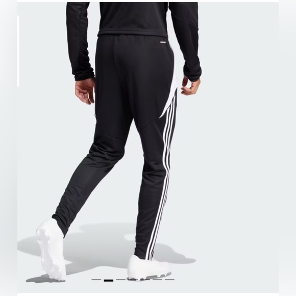 Adidas Men’s Training Pants IP1952 Black & White Size Small - Picture 2 of 13